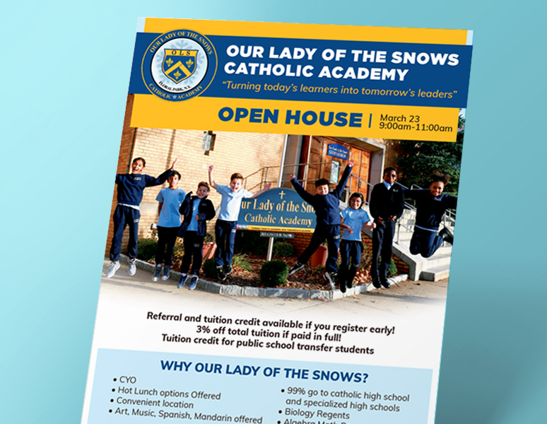 Our Lady of the Snows CA – Open House