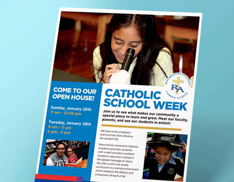 Resurrection Ascension CA – Catholic School Week