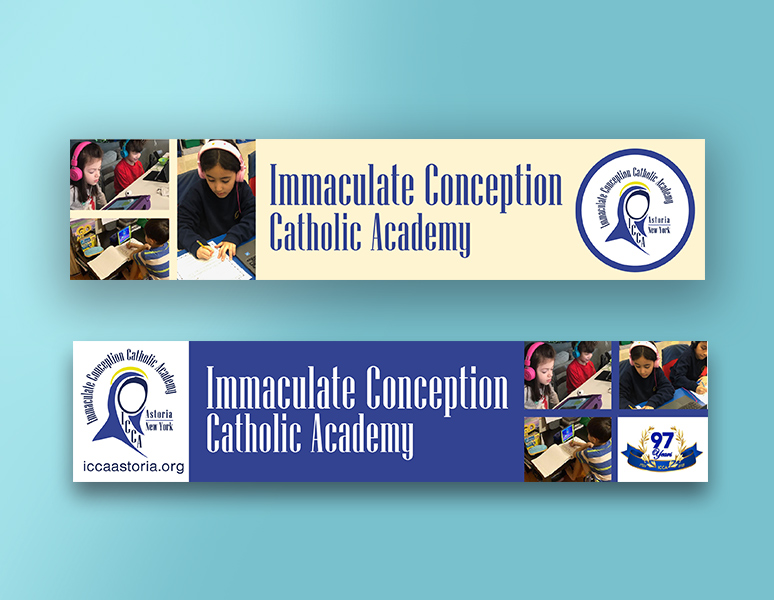 Immaculate Conception CA Astoria – 97th Anniversary Web Banners