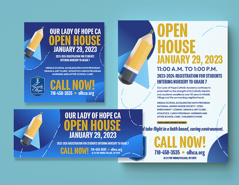 Our Lady of Hope CA – Save the Date Open House